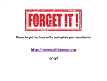 Tablet Screenshot of alfatango.org